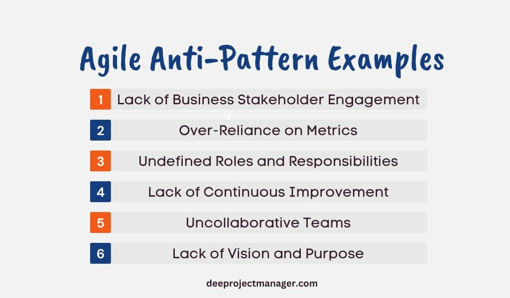 Agile Anti Patterns Examples