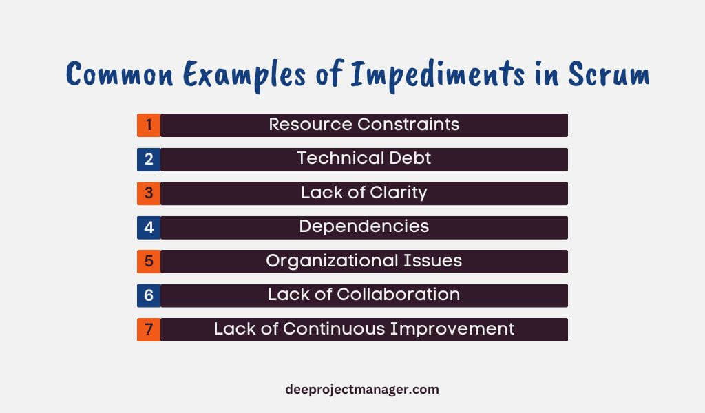 Common Examples of Impediments in Scrum