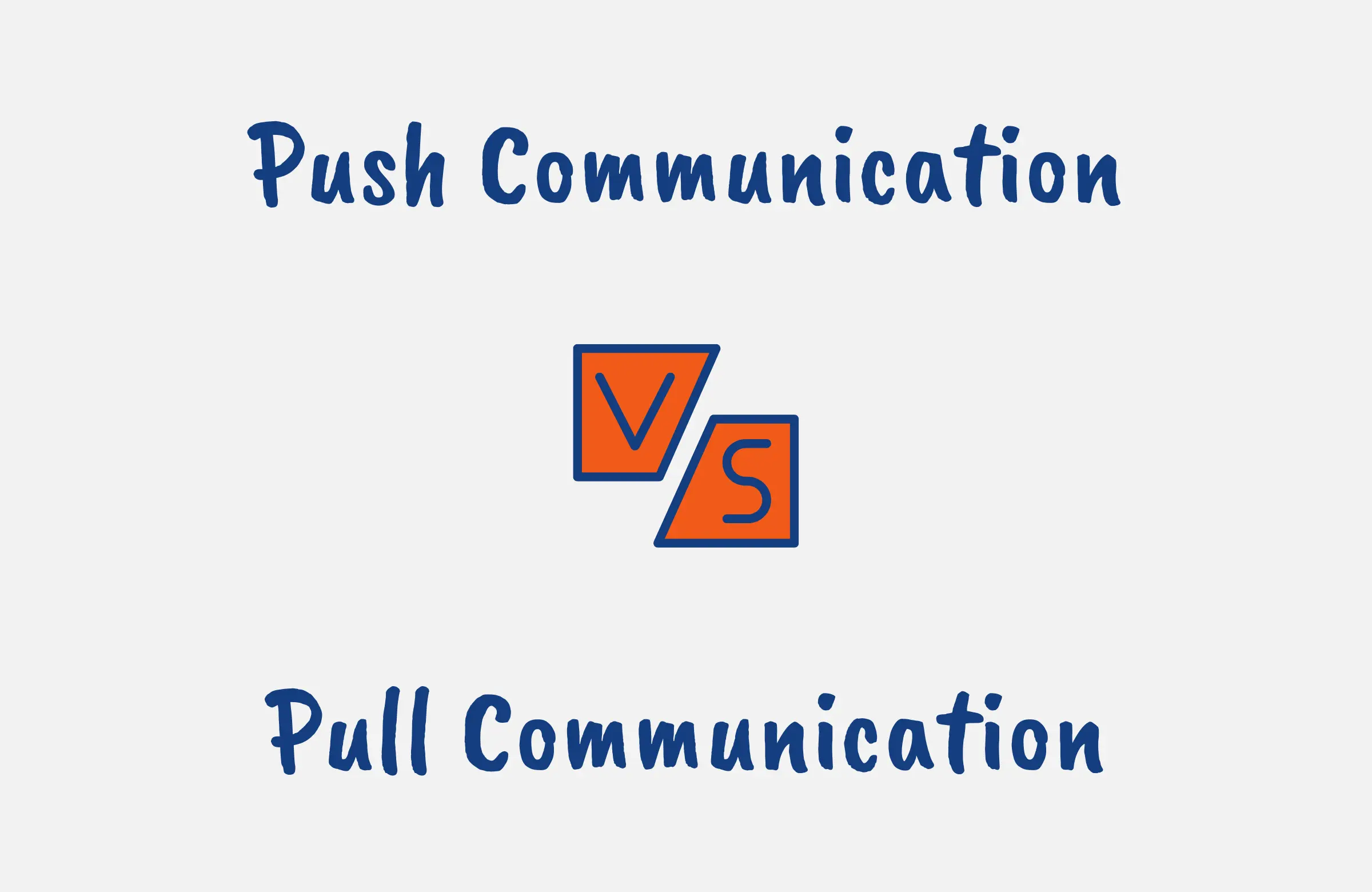 Difference Between Push and Pull Communication