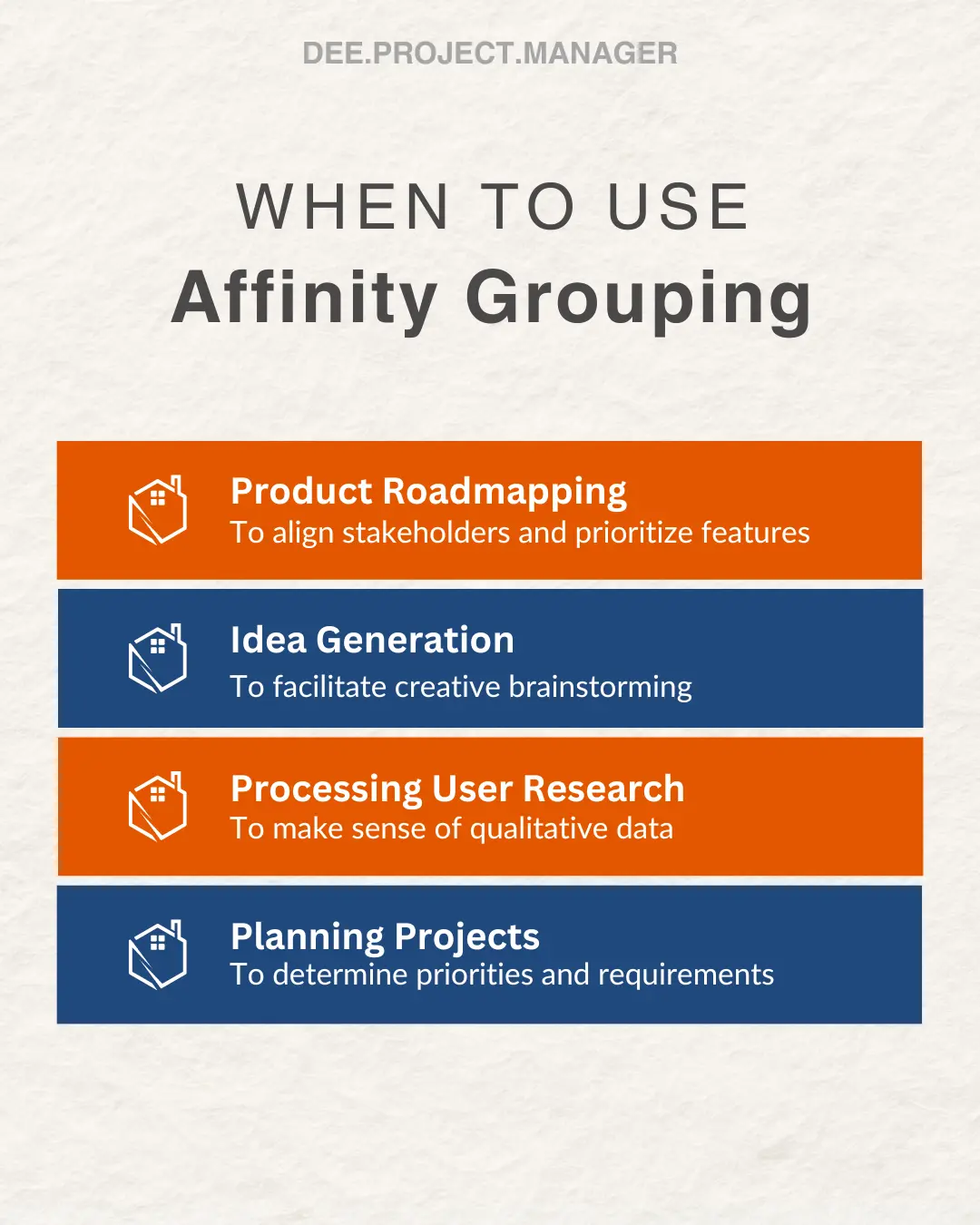 When to Use Affinity Grouping