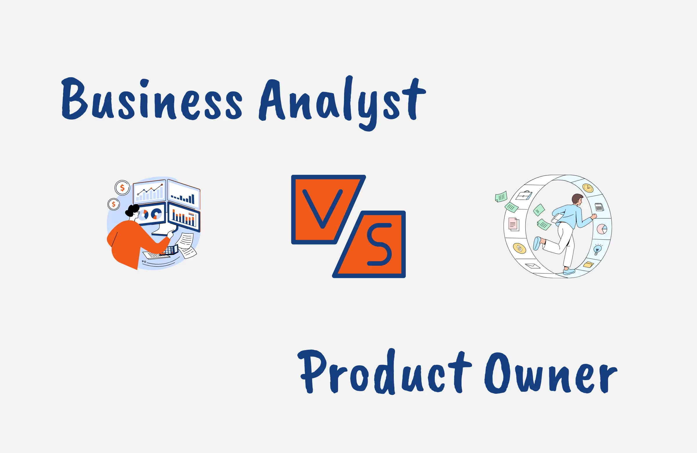 difference between product owner and business analyst in agile